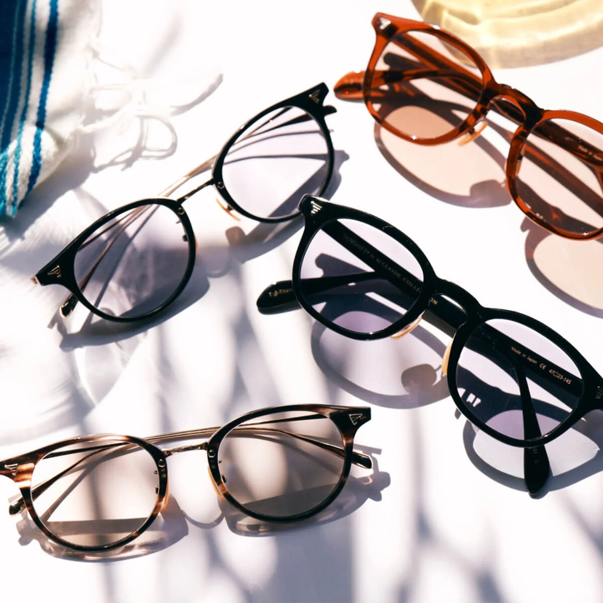 Various sunglasses from Bros Japan