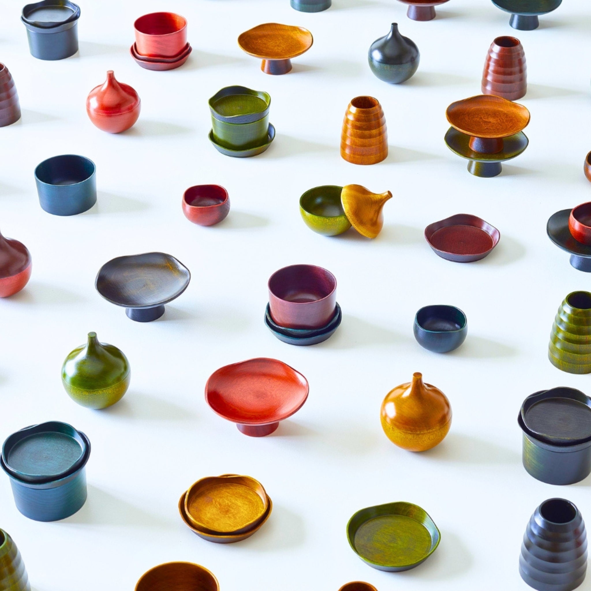colorful lacqurewares