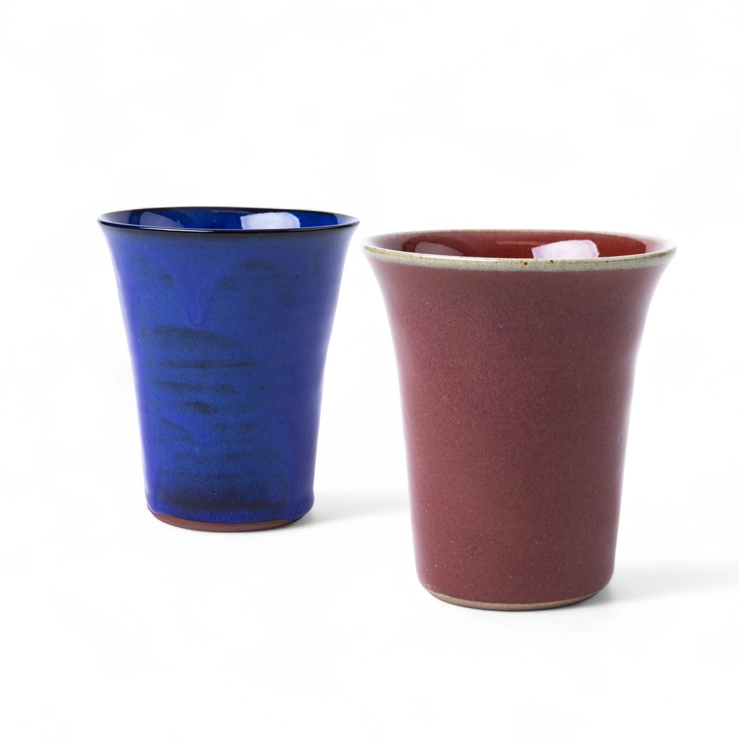 Agano Ware Tumbler Flambe Glazed