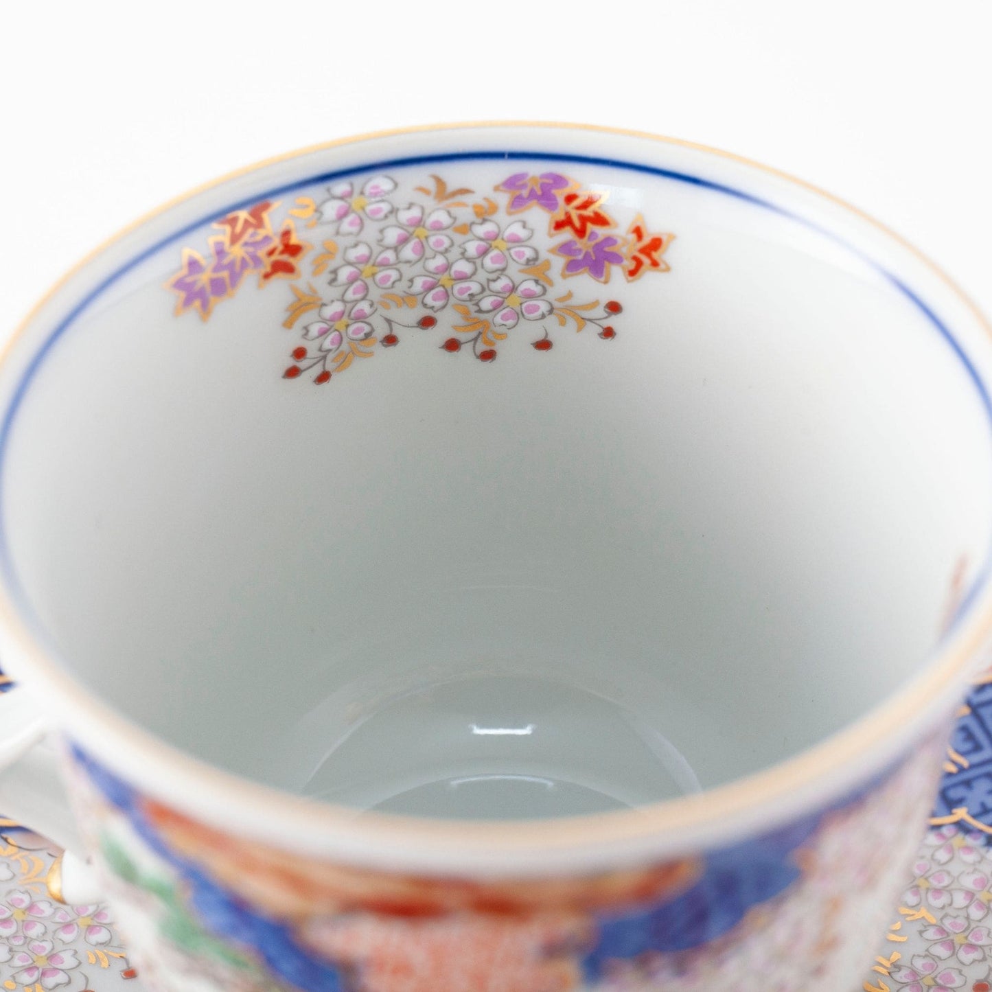 Arita Spring and Autumn Cup and Saucer Set
