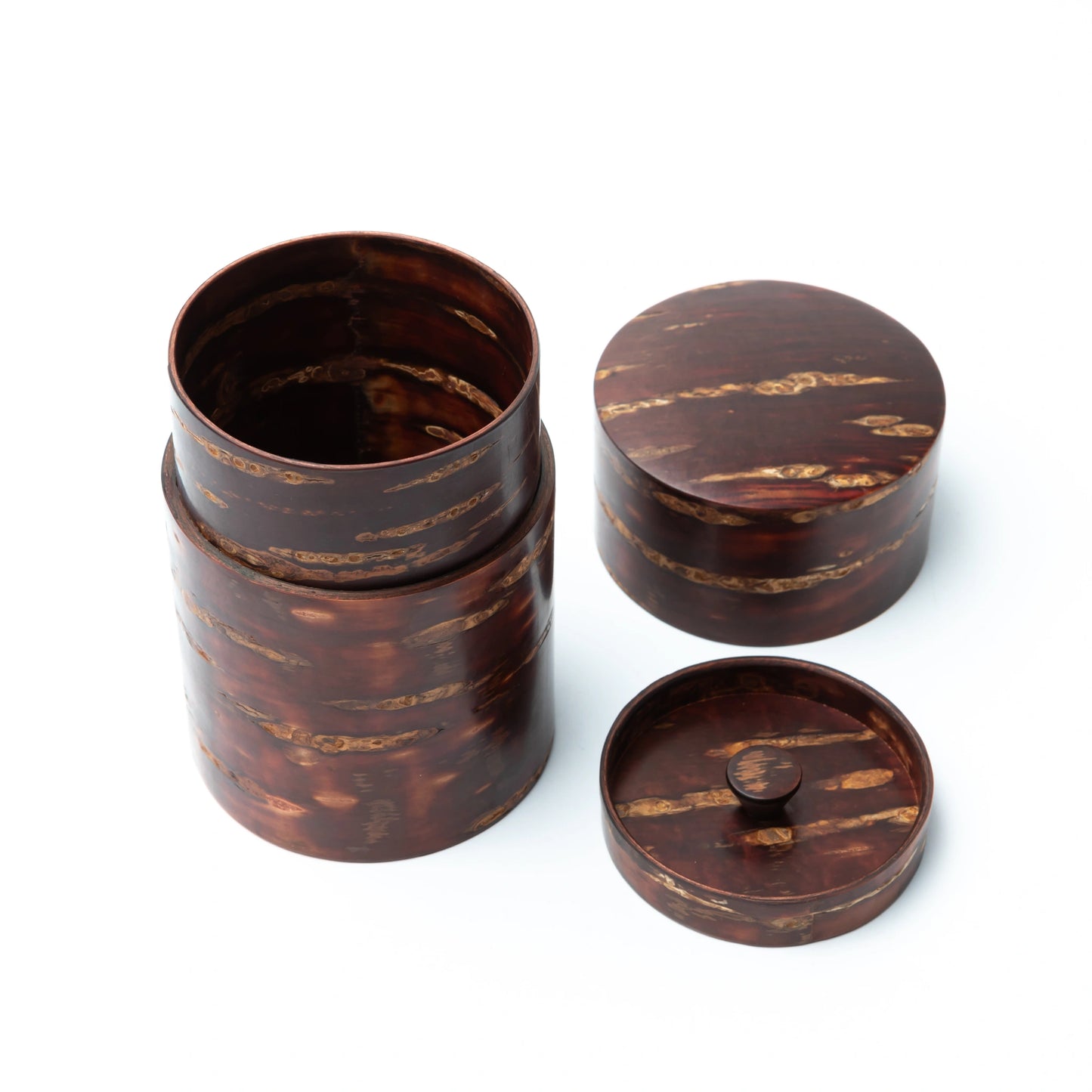 Shizuka-zakura Cherry Bark Tea Canister Set