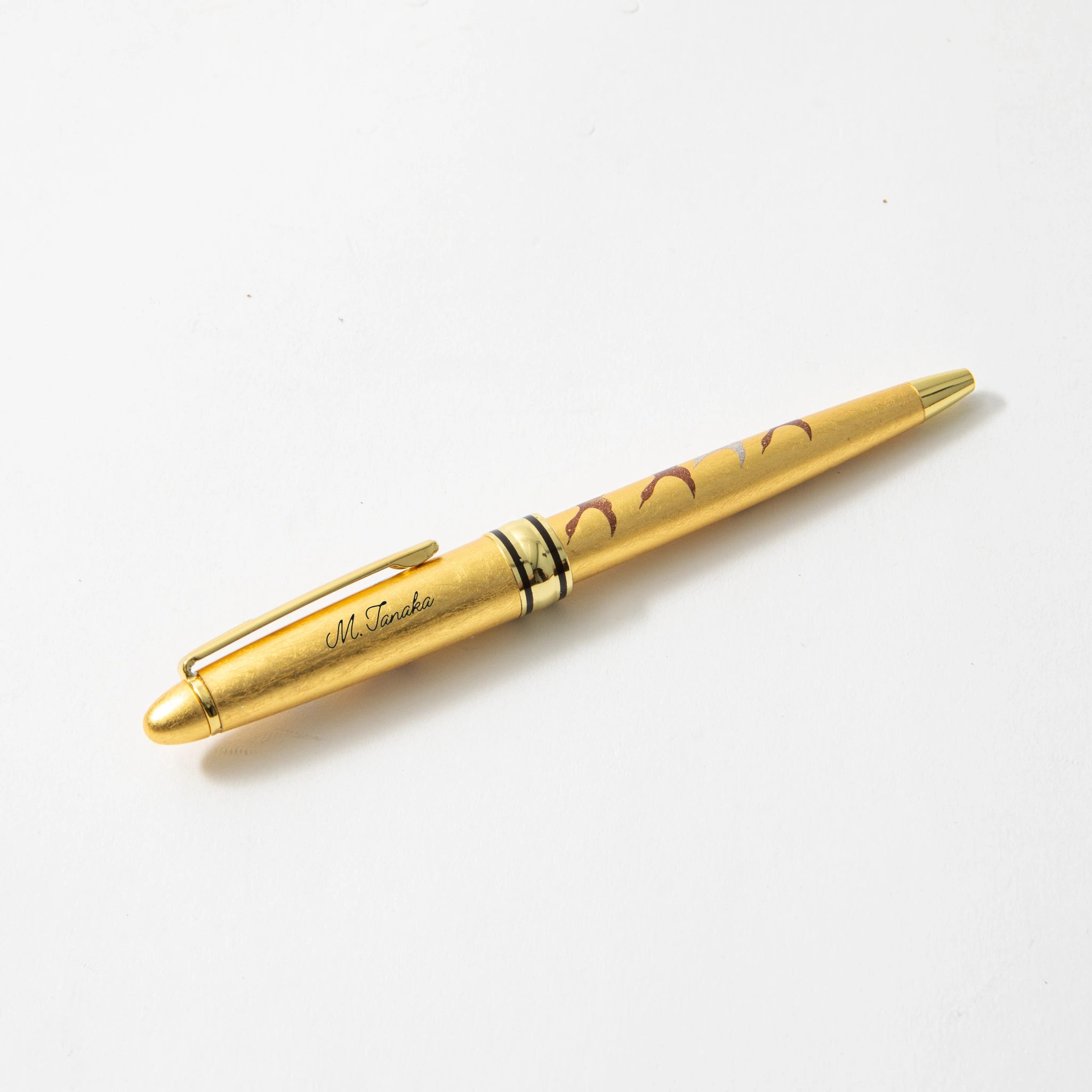 Maki-e Gold Ballpoint Pen 1000 Cranes – Personalized