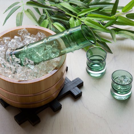 Bamboo Sake Glass