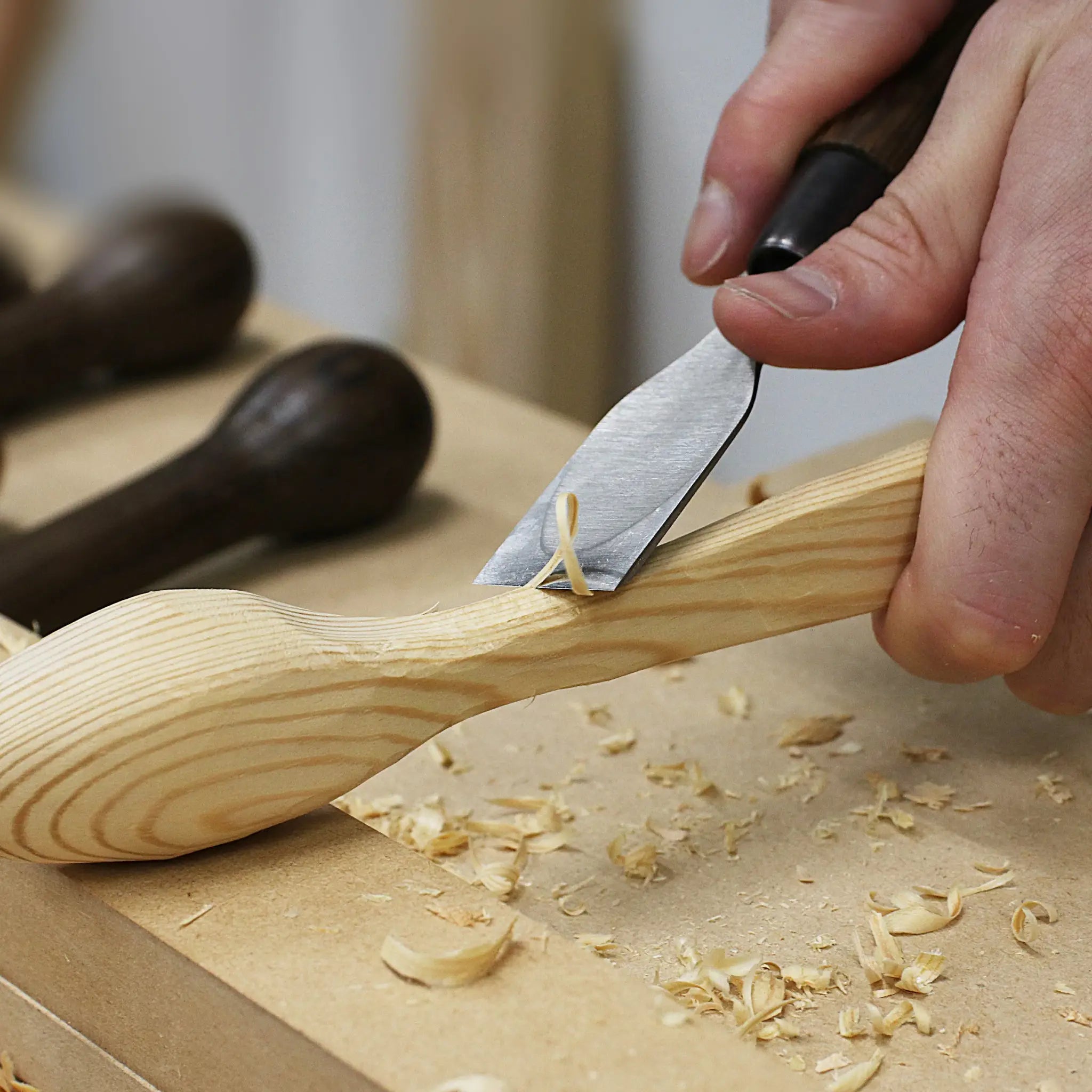 Kakuri Japanese HSS Wood Carving Chisel Set (6pcs)