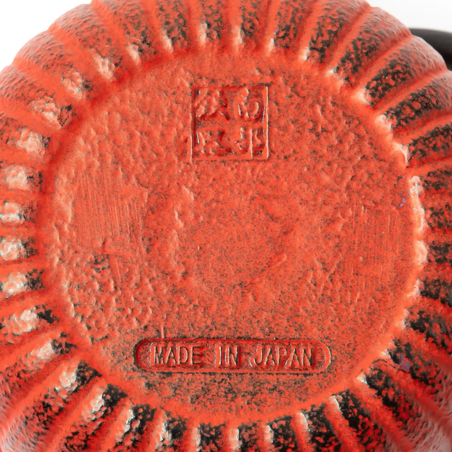 Japanese Aster Red Nanbu Cast Iron Teapot