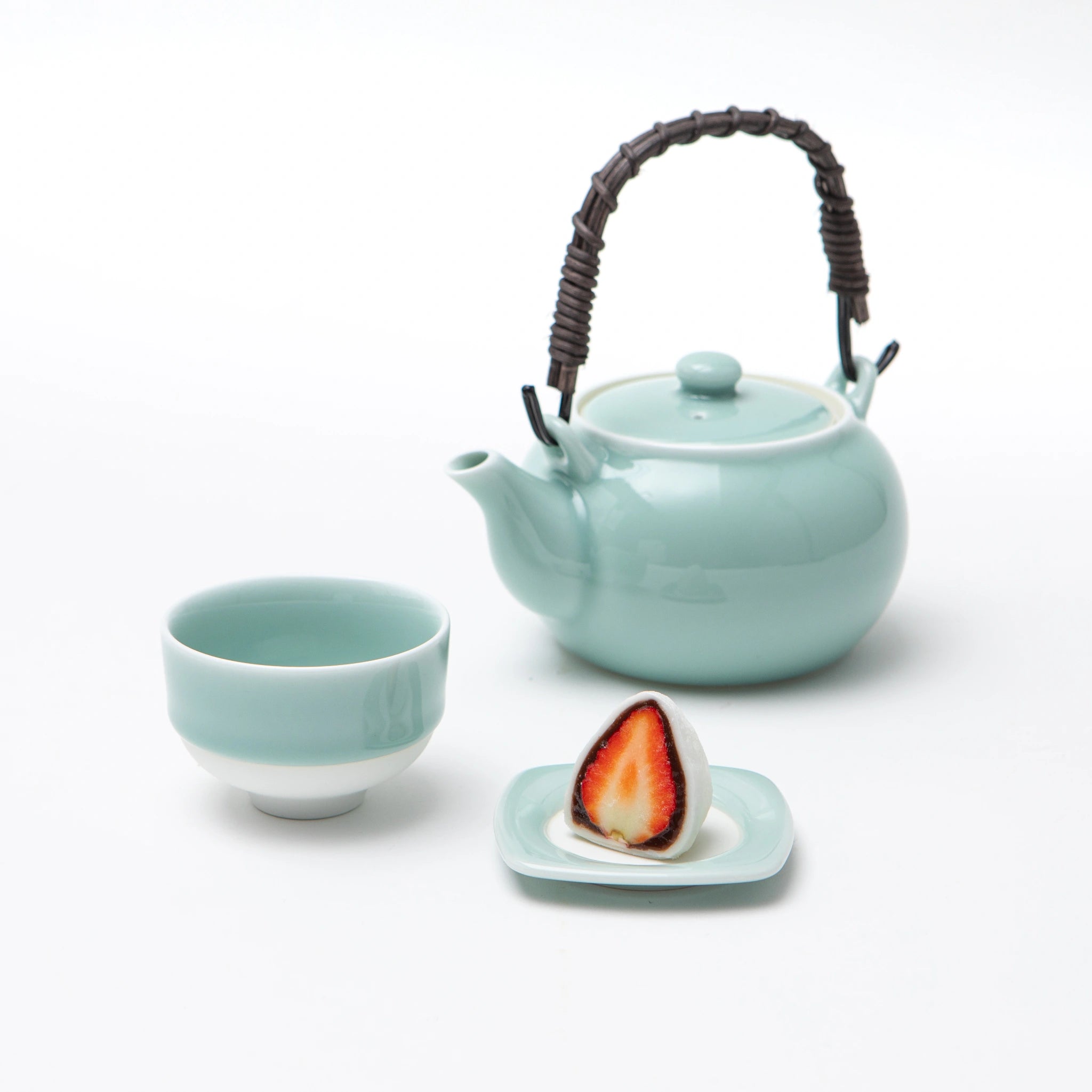 Nabeshima Celadon Porcelain Tea Saucer
