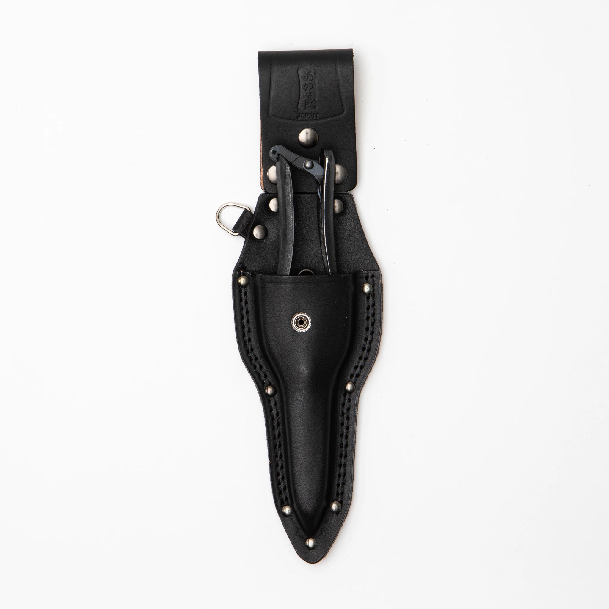 Onoyoshi Hamono Bud Cutting Shears Leather Case Black