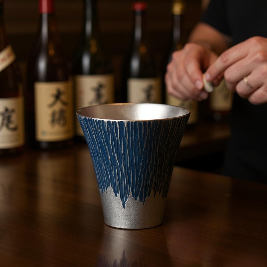 Mt. Fuji Tumbler Blue