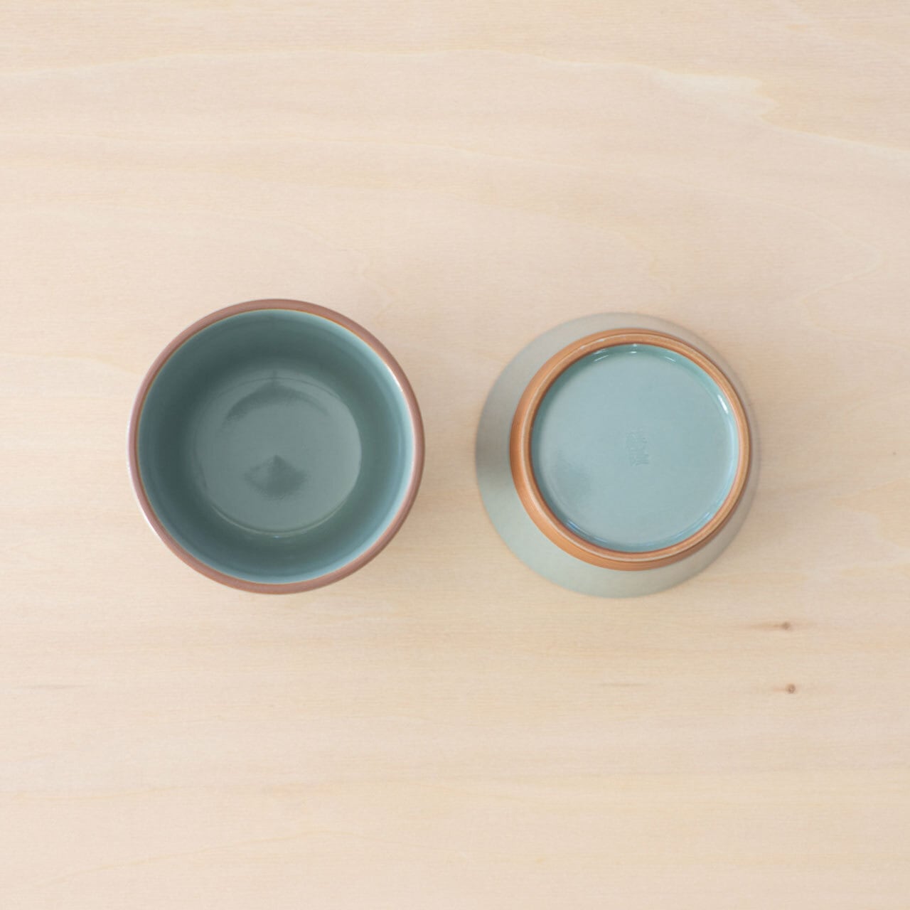 Small Blue Celadon Porcelain Kiyomizu Cup