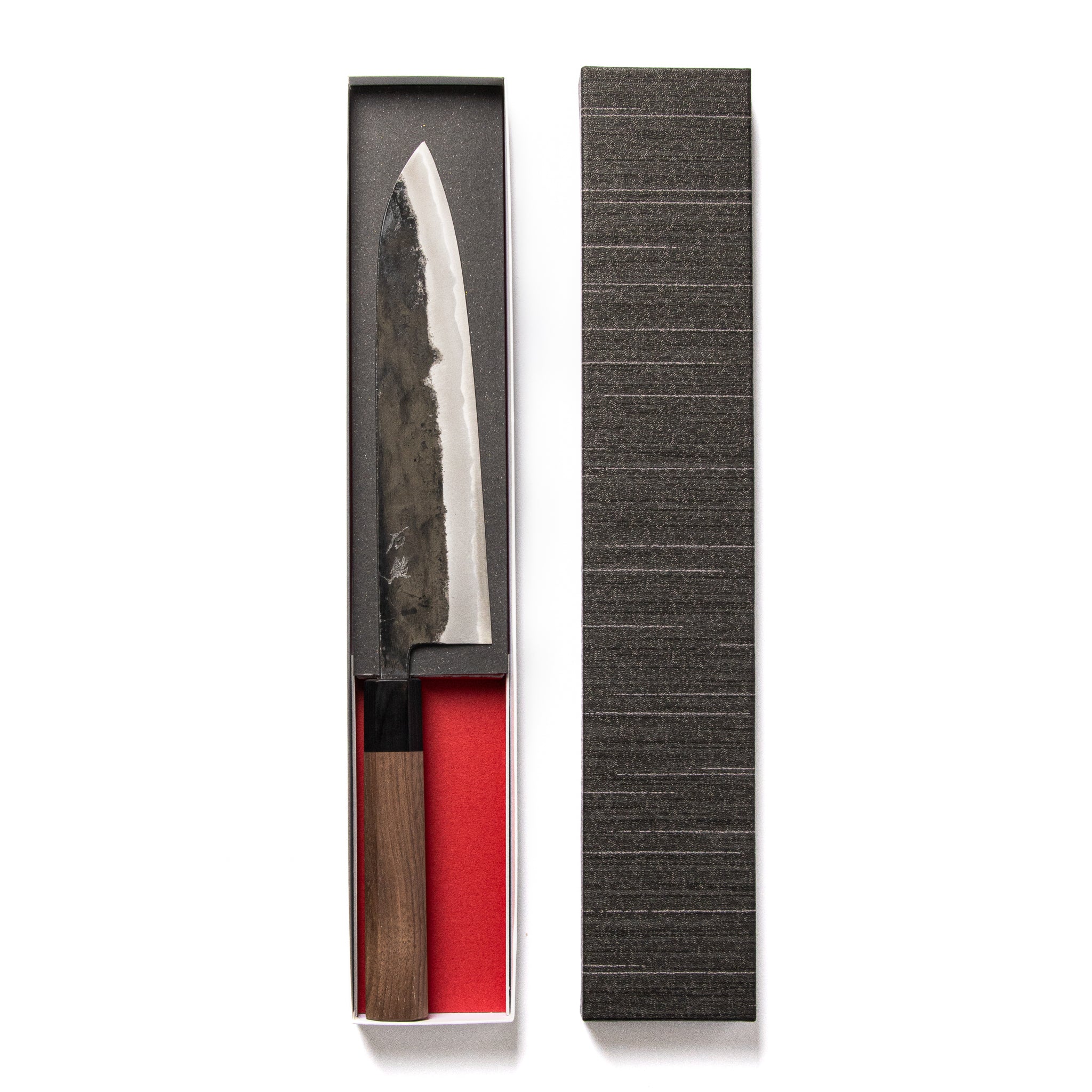 Ishizuchi Blue Super Steel Chef Knife Walnut Handle
