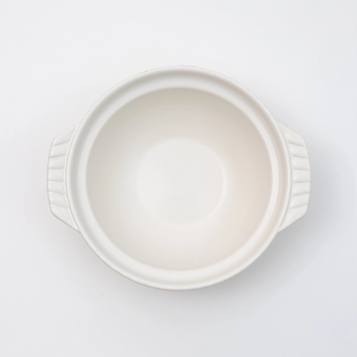 Kannyu White Donabe Clay Pot (2-3 People)
