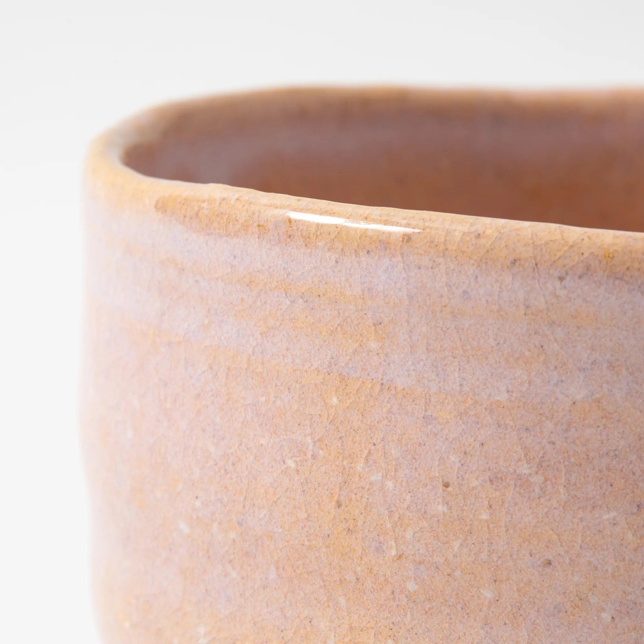 Hagi Ware Matcha Bowl Daido Sand Clay Biwa Glaze
