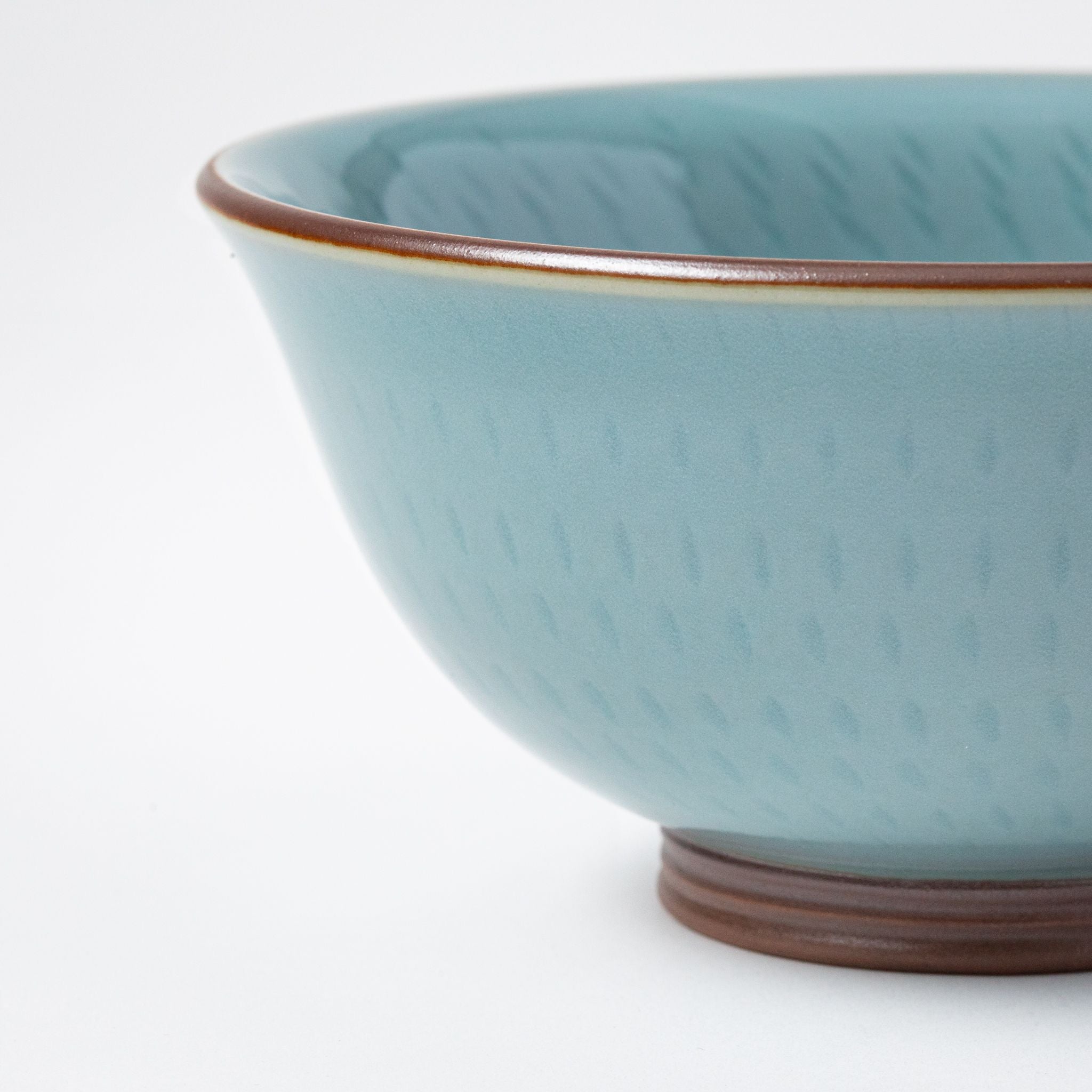 Large Blue Celadon Porcelain Kiyomizu Bowl