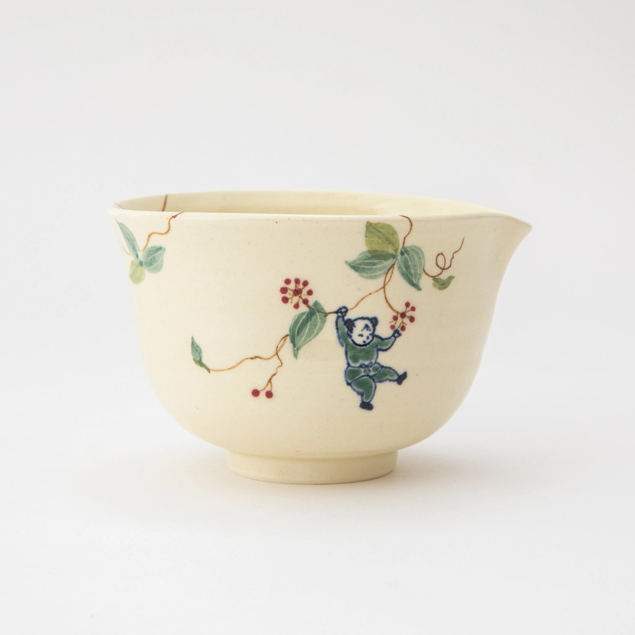 Karako and Sankirai Katakuchi Matcha Bowl