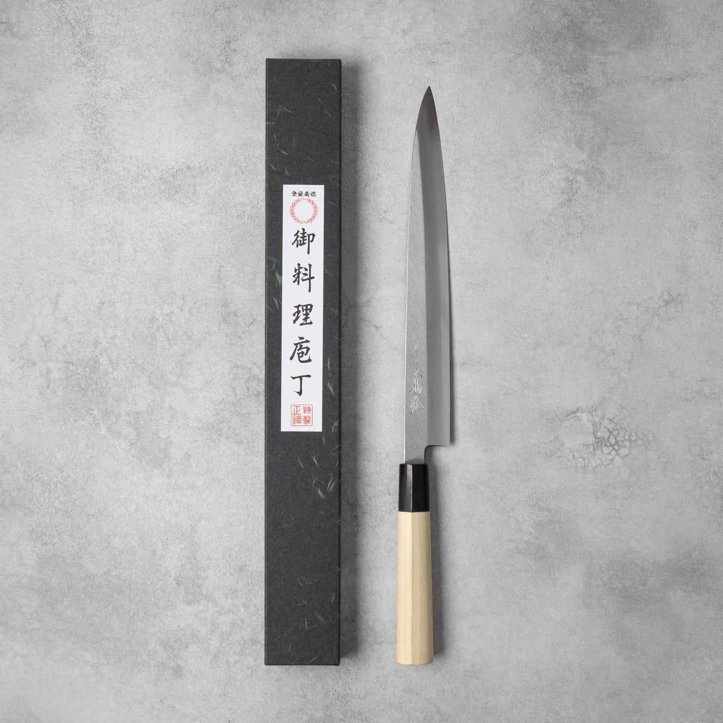 Yamawaki White Steel No.2 Kasumi Yanagiba Knives (Right-handed)