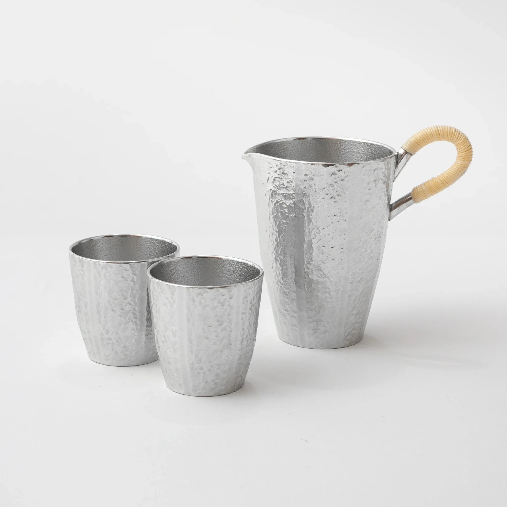 Tinware beer tumblers from Osaka Suzuki