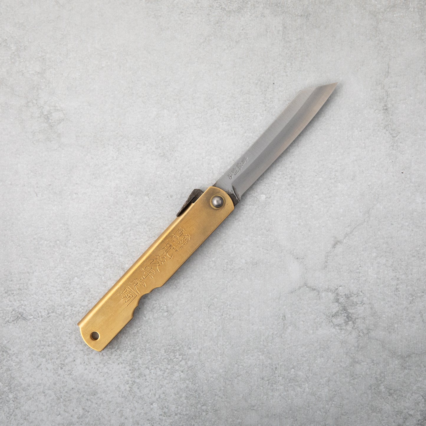 Higonokami Blue Super Steel Clad Large Folding Knife