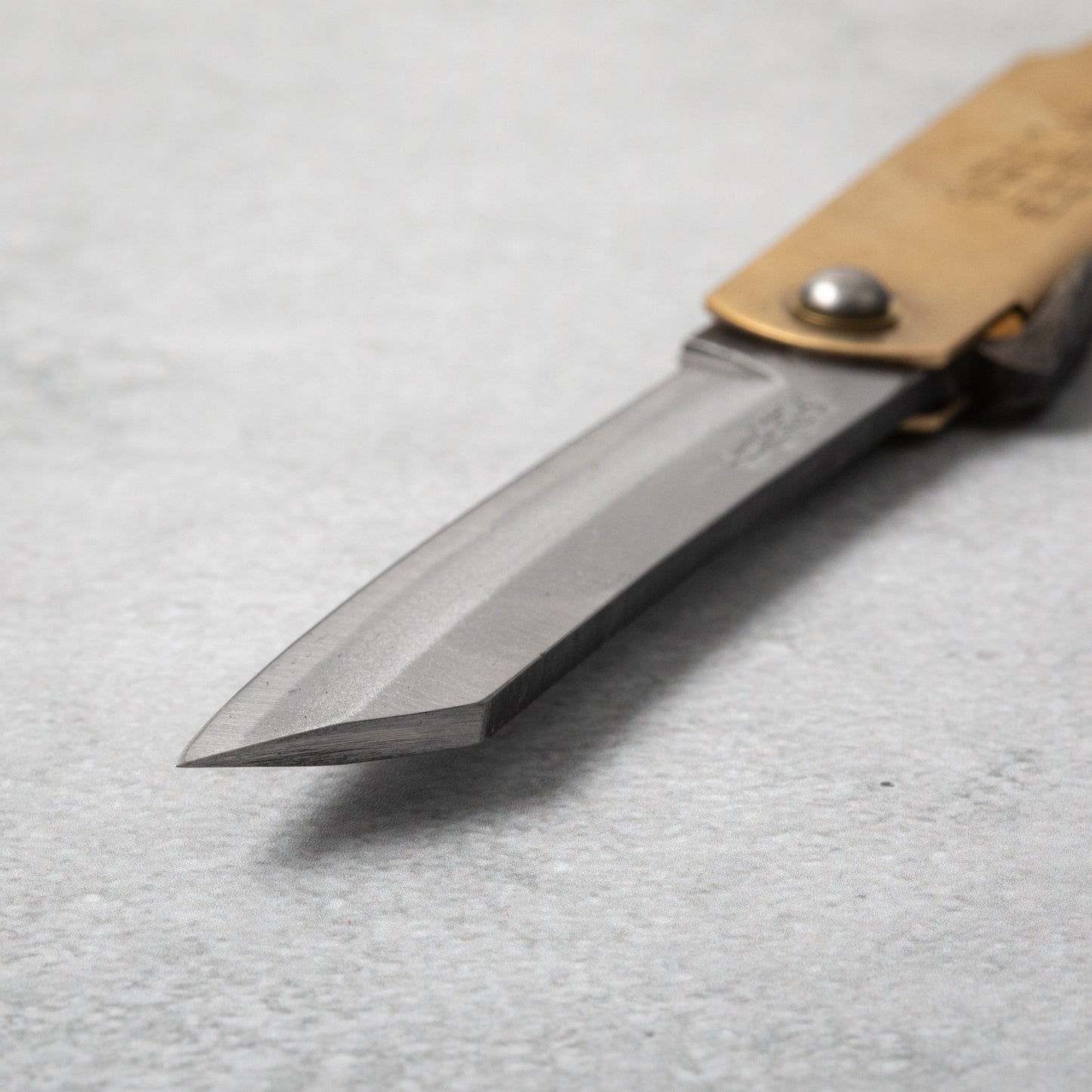 Higonokami Blue Super Steel Clad Large Folding Knife