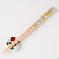 KUTANI SEAL Floral Chopsticks with Chopstick Rest (Chrysanthemum / Kiku)