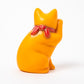 Seto Yellow Yokosuwari Maneki Neko