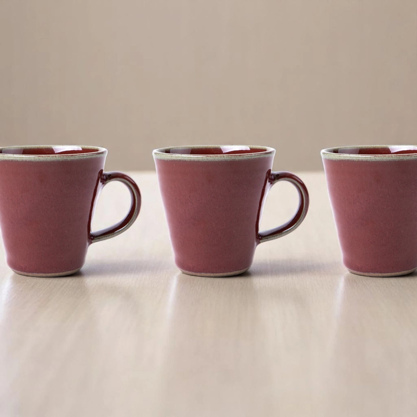 Agano Ware Large Mug Flambe Glazed