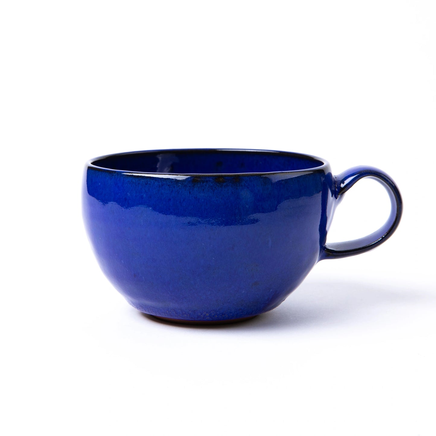 Agano Ware Café au Lait Mug Cobalt Blue