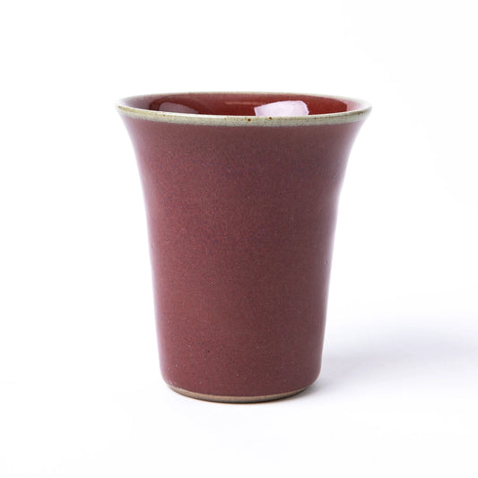 Agano Ware Tumbler Flambe Glazed