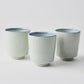 Koyu Ofuke Pale Blue Tokusa Sake Cup