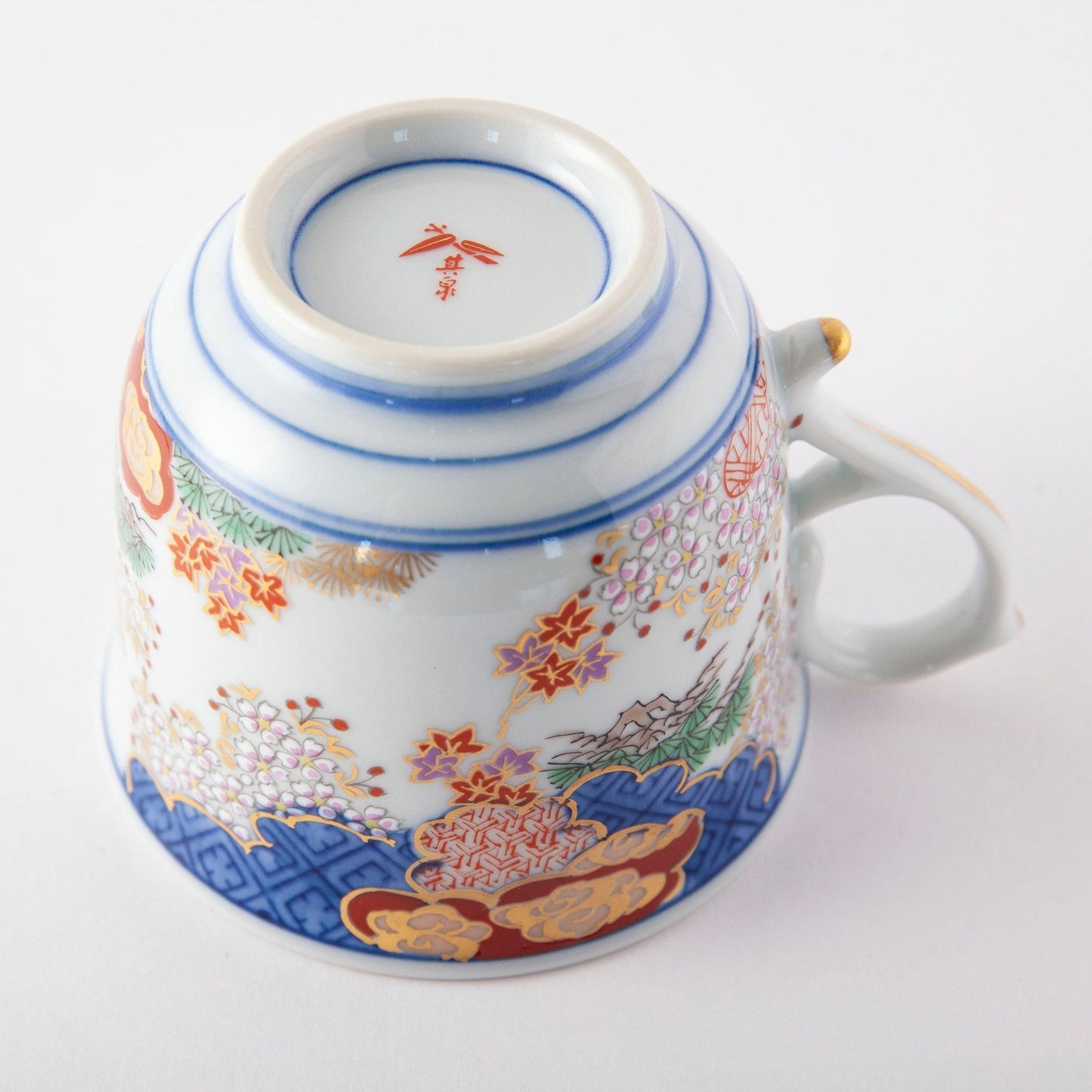 Arita Spring and Autumn Cup and Saucer Set