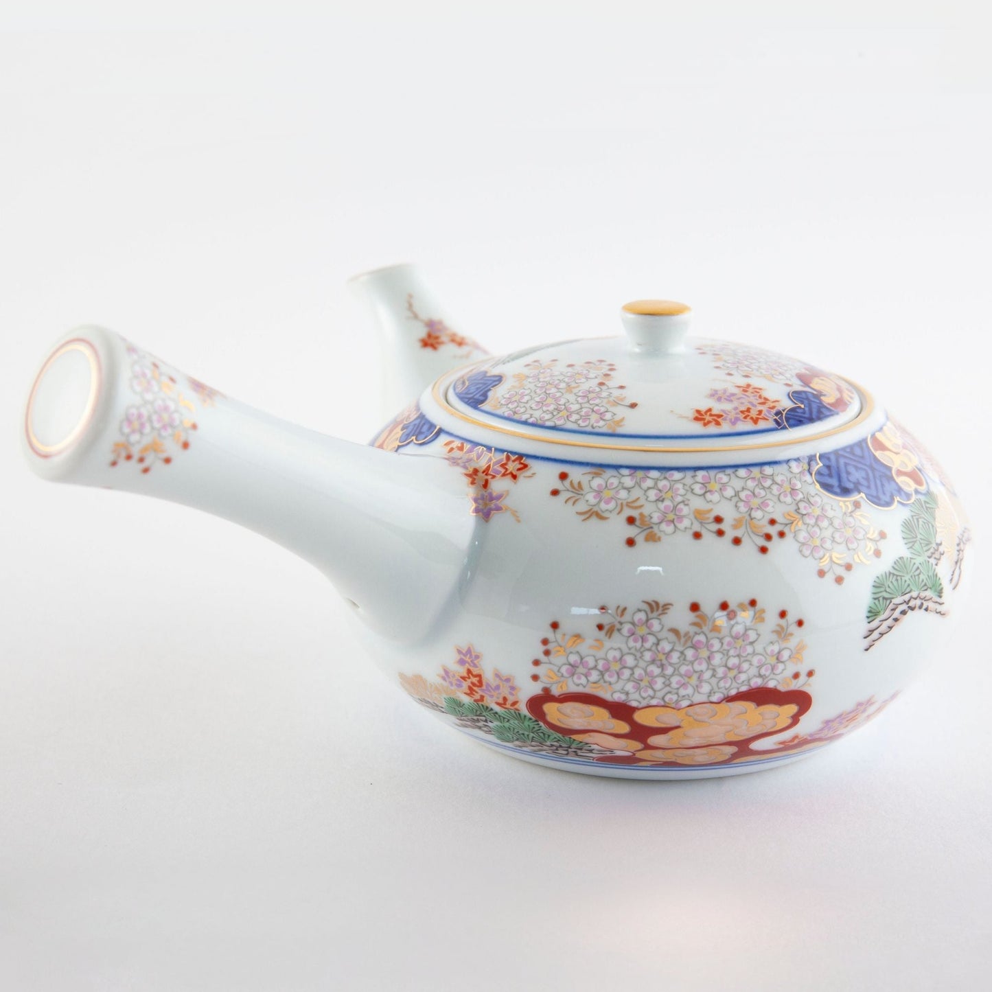 Arita Spring and Autumn Japanese Teapot and Cup Set in Gift Box