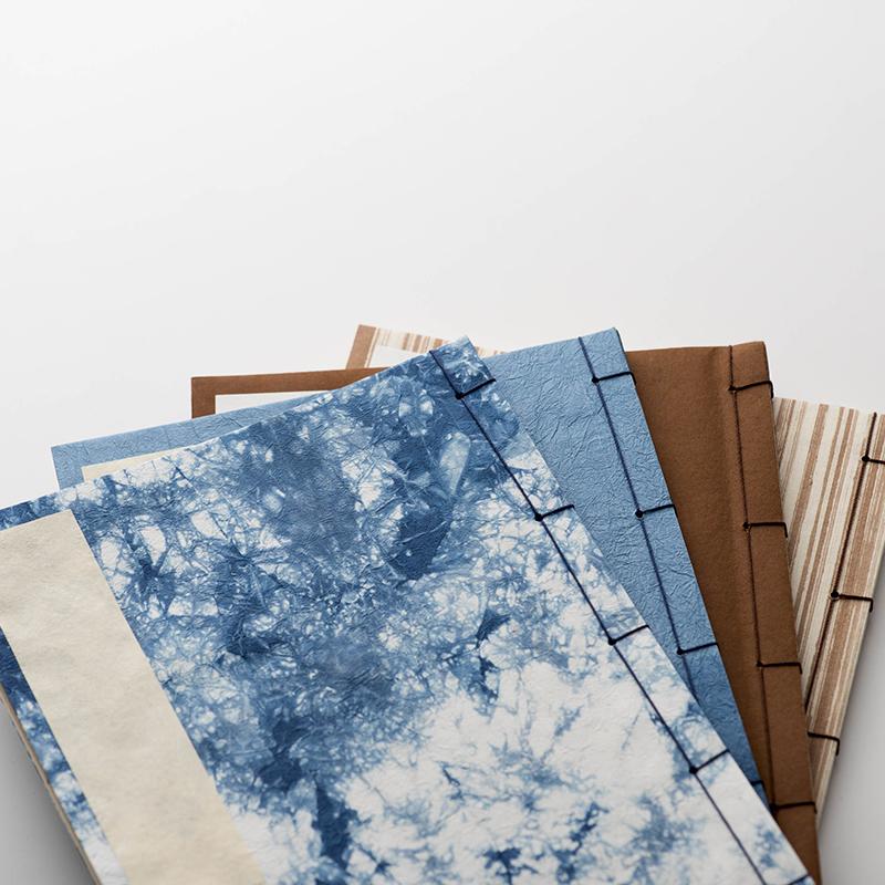 Indigo Fade Washi Notebook