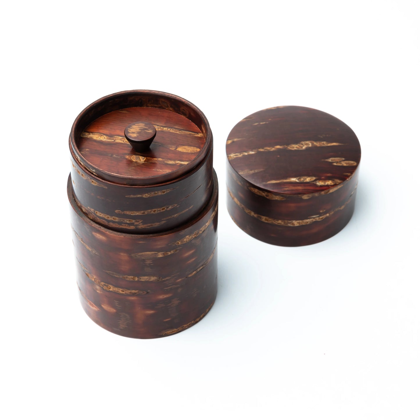 Shizuka-zakura Cherry Bark Tea Canister Set