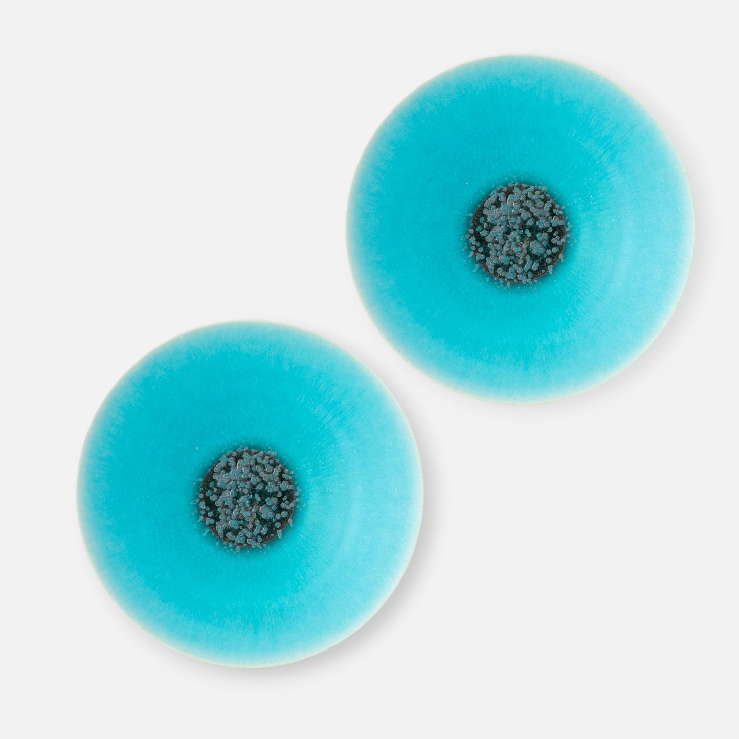 Seiten Small Plates Sky Blue Glaze (Set of 2)