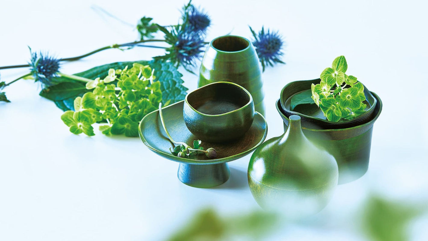 YUIYU wooden lacquerware bowls