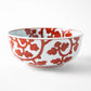Gen-emon Kiln Arita Red Arabesque Noodle Bowl