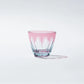 Edo Kiriko Two-Tone Cherry Blossom Sake Cup
