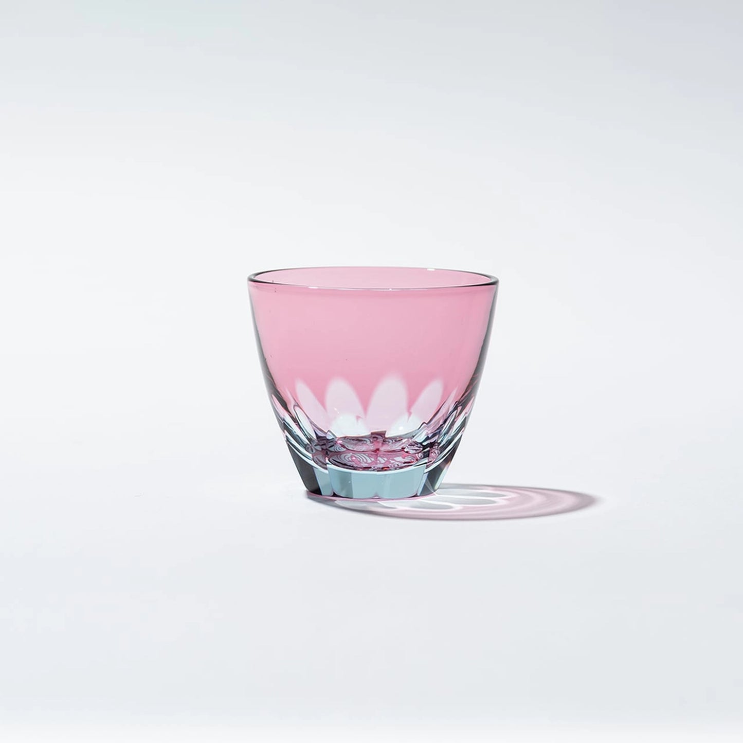 Edo Kiriko Two-Tone Goldfish Sake Cup