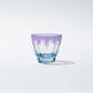 Edo Kiriko Two-Tone Wisteria Sake Cup