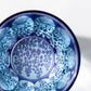Edo Kiriko Two-Tone Wisteria Sake Cup
