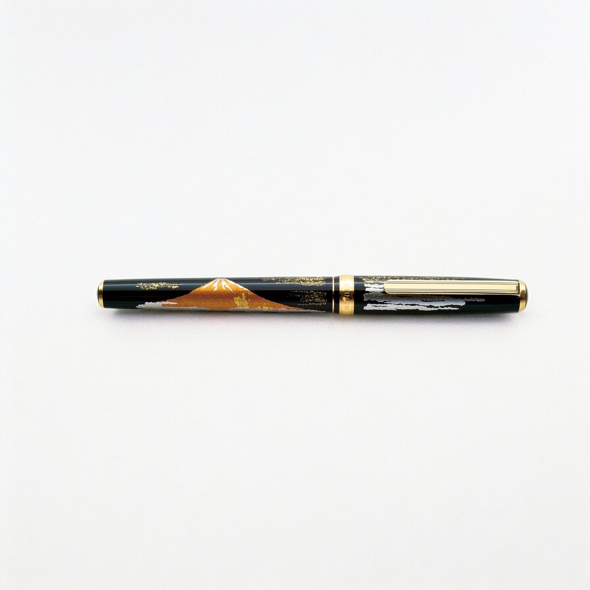 Kanazawa Gold Foil Fountain Pen Red Fuji