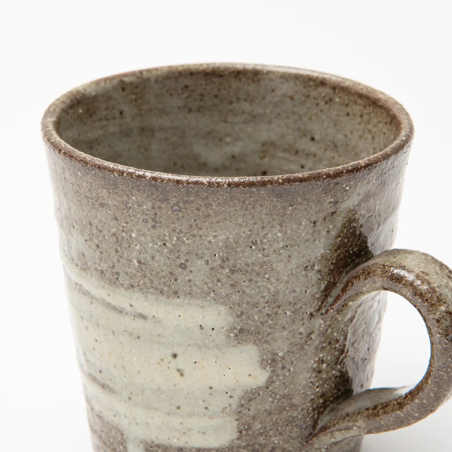 Shigaraki Ware Large Mug Ash Hakeme