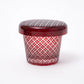 Edo Kiriko Lidded Glass