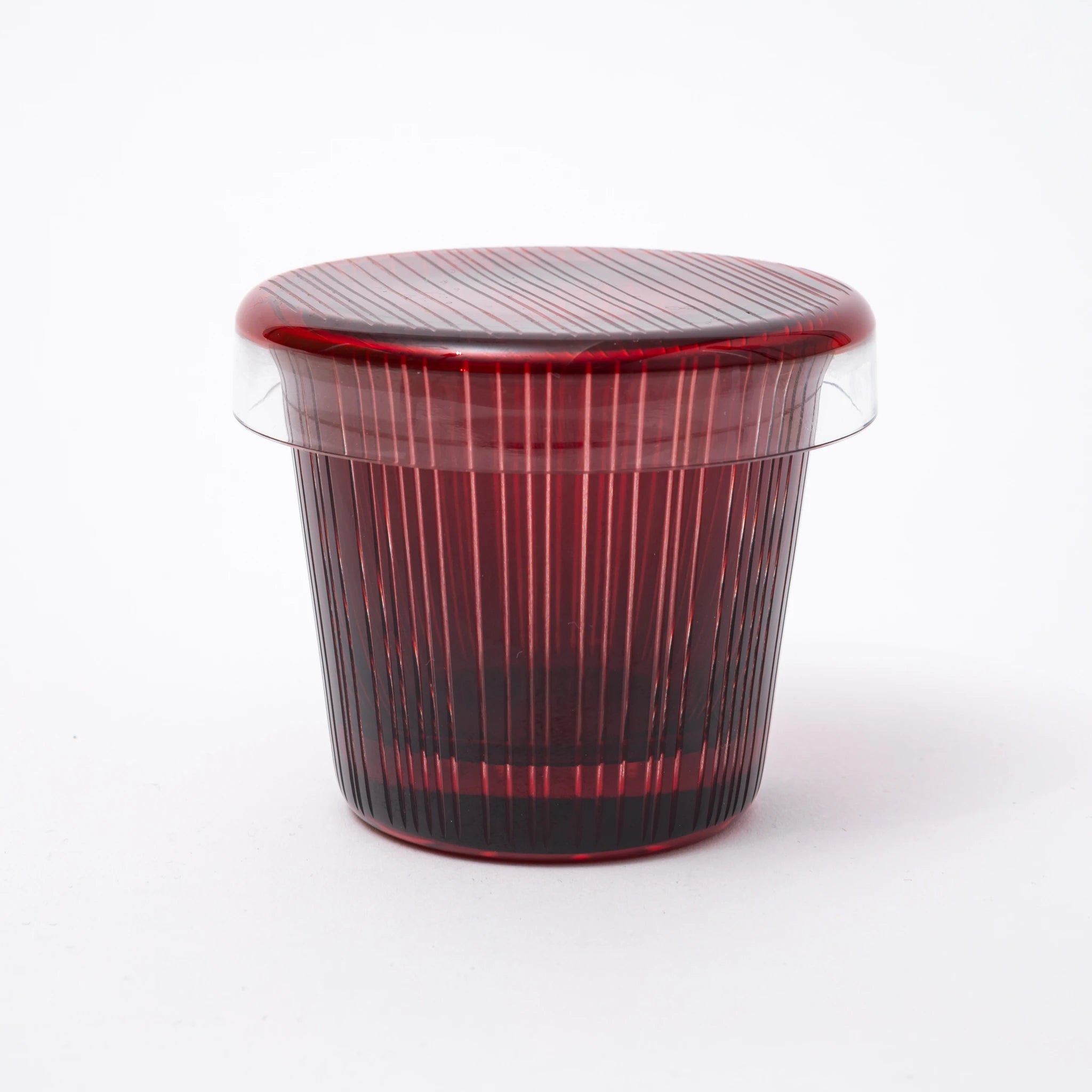 Edo Kiriko Lidded Glass
