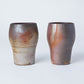 Hozan Kiln Sangiri Bizen Ware Rounded Beer Tumbler Set