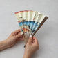 Edo Folding Fan Ukiyo-e Utagawa Hiroshige Yui Satta Ridge