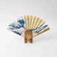 Edo Folding Fan Ukiyo-e Katsushika Hokusai The Great Wave