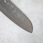 Ishizuchi VG10 Tsuchime Damascus Santoku Knife Rosewood Handle