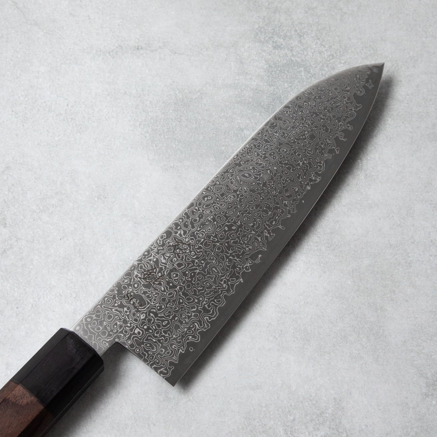Ishizuchi SG2 Nickel Damascus Santoku Knife
