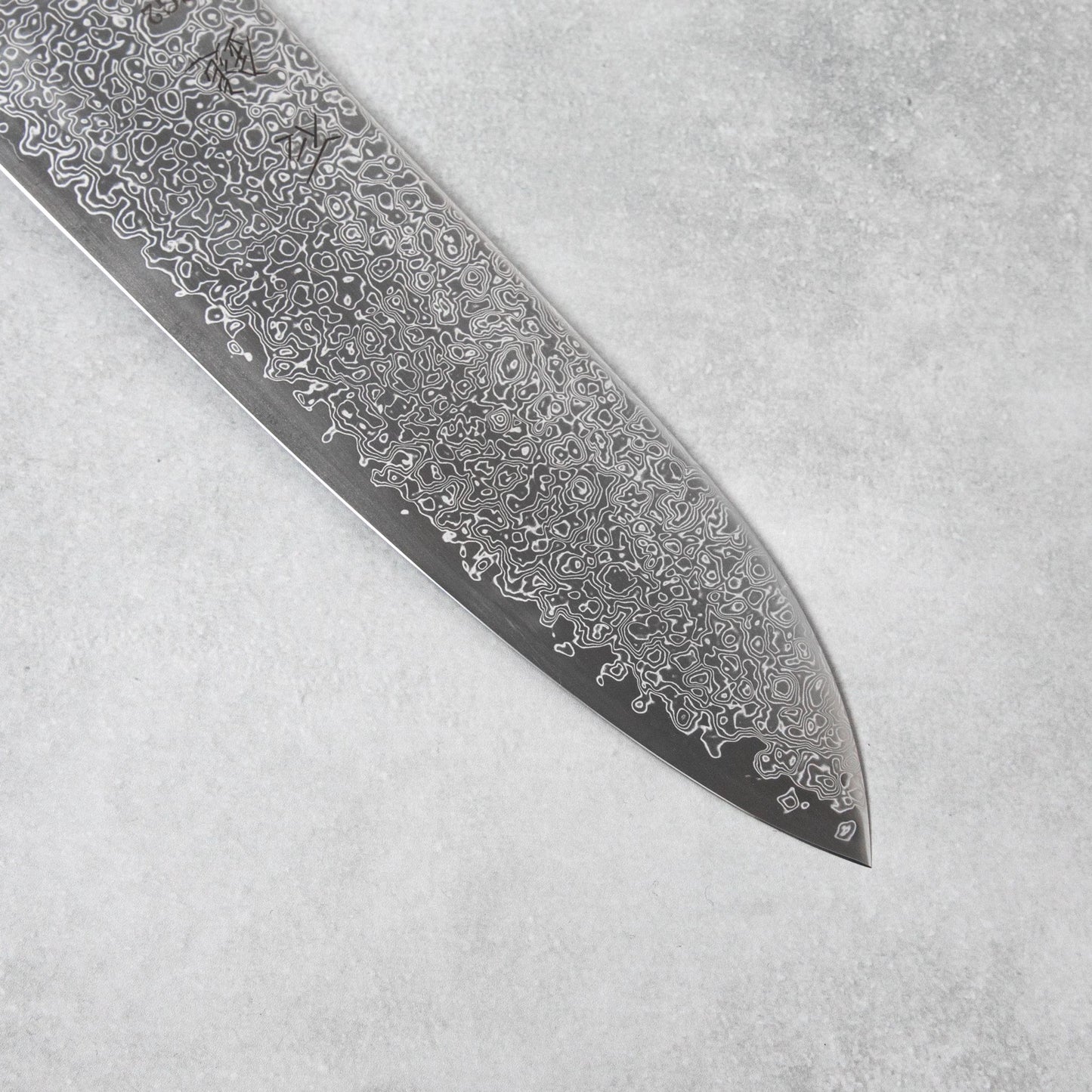 Ishizuchi SG2 Nickel Damascus Santoku Knife