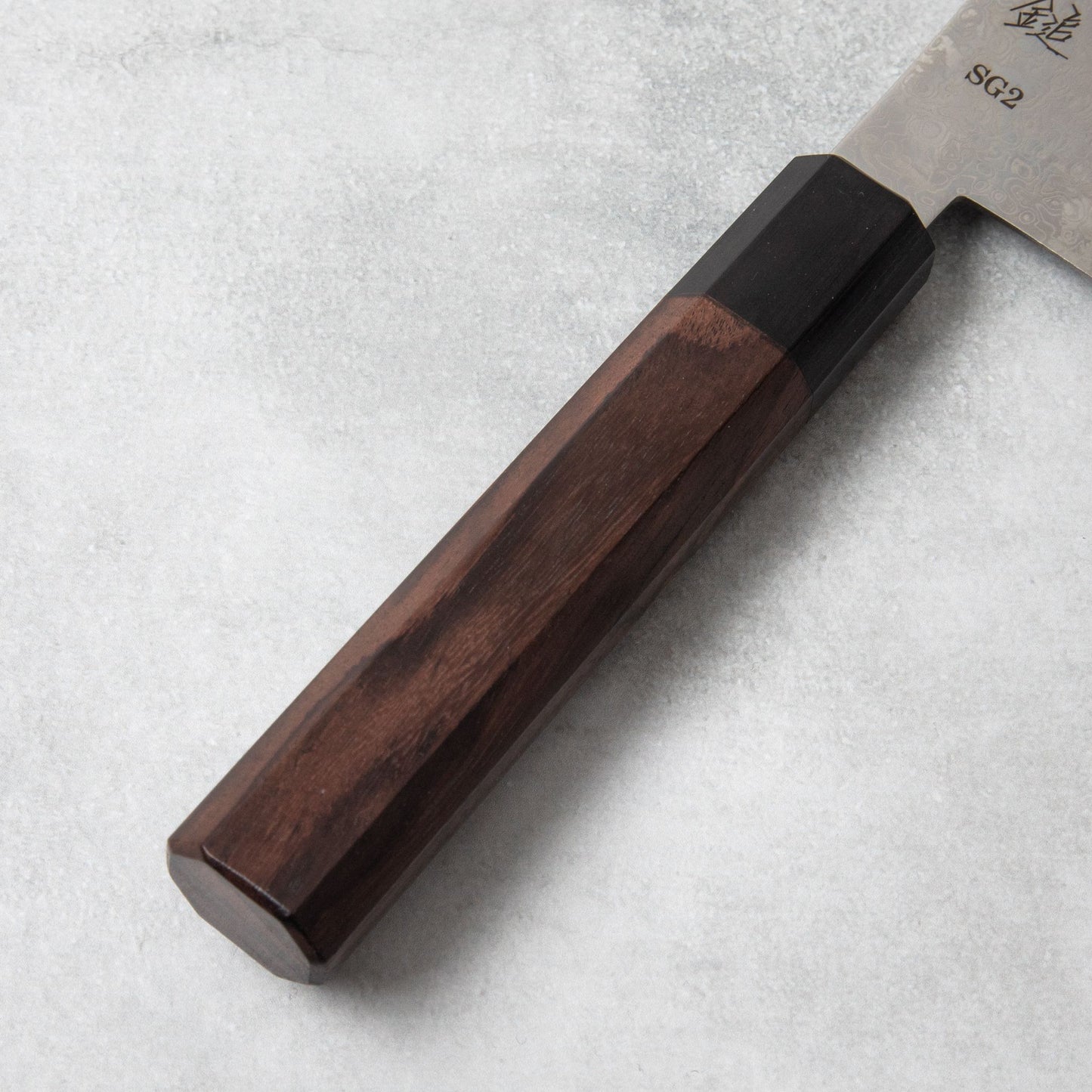 Ishizuchi SG2 Nickel Damascus Santoku Knife